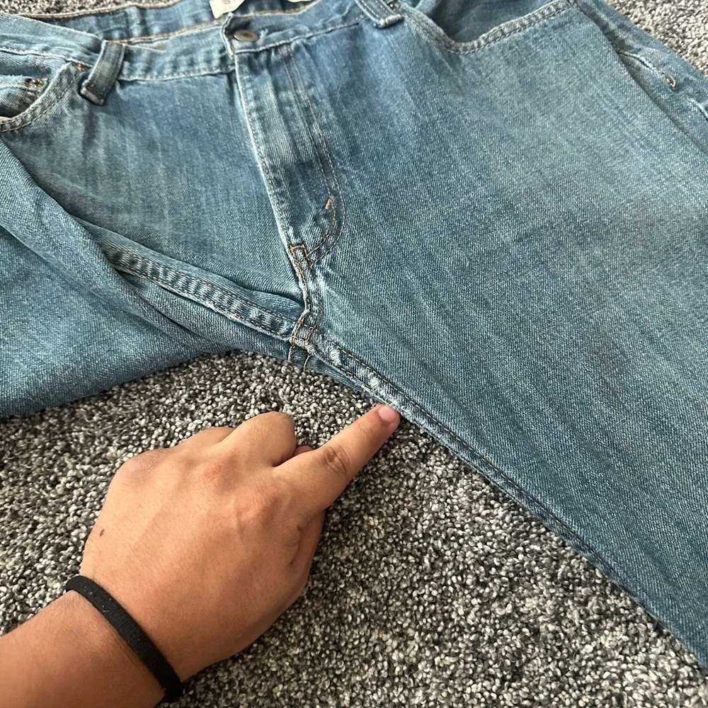 Levi's 505 Jeans Mens 34x30 (Fits 34x28) Blue Denim Straight Leg Y2K Skater‎